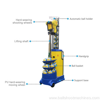 Intelligent Volleyball Spike Spin Training Robot Machine